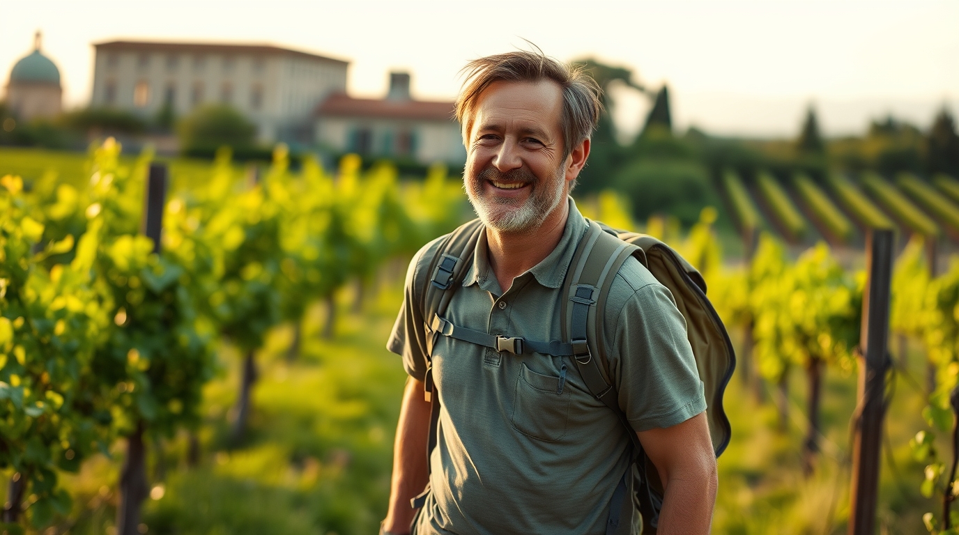 mentoring program for a man in his fifties walking the Camino