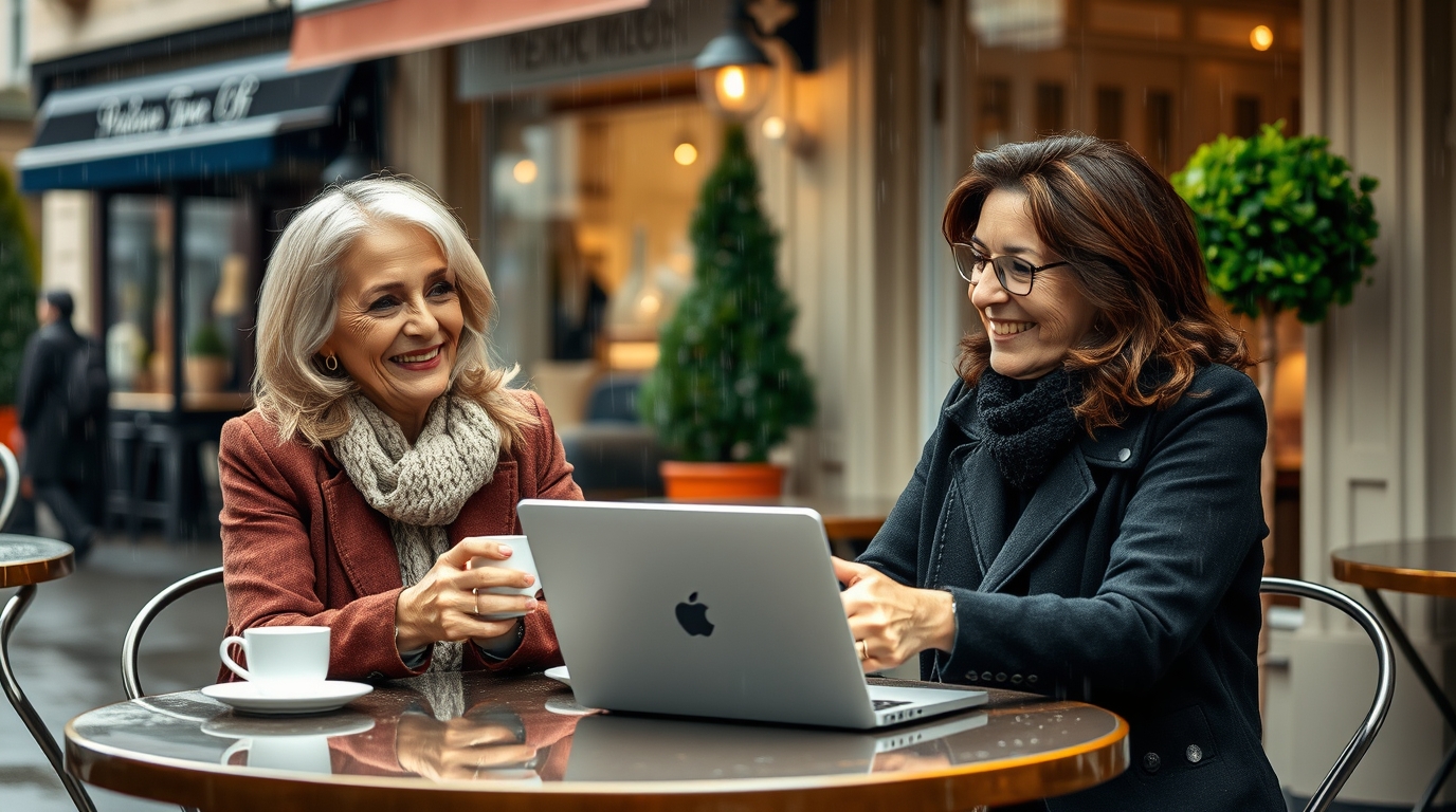 touchpoint - two women having coffee together