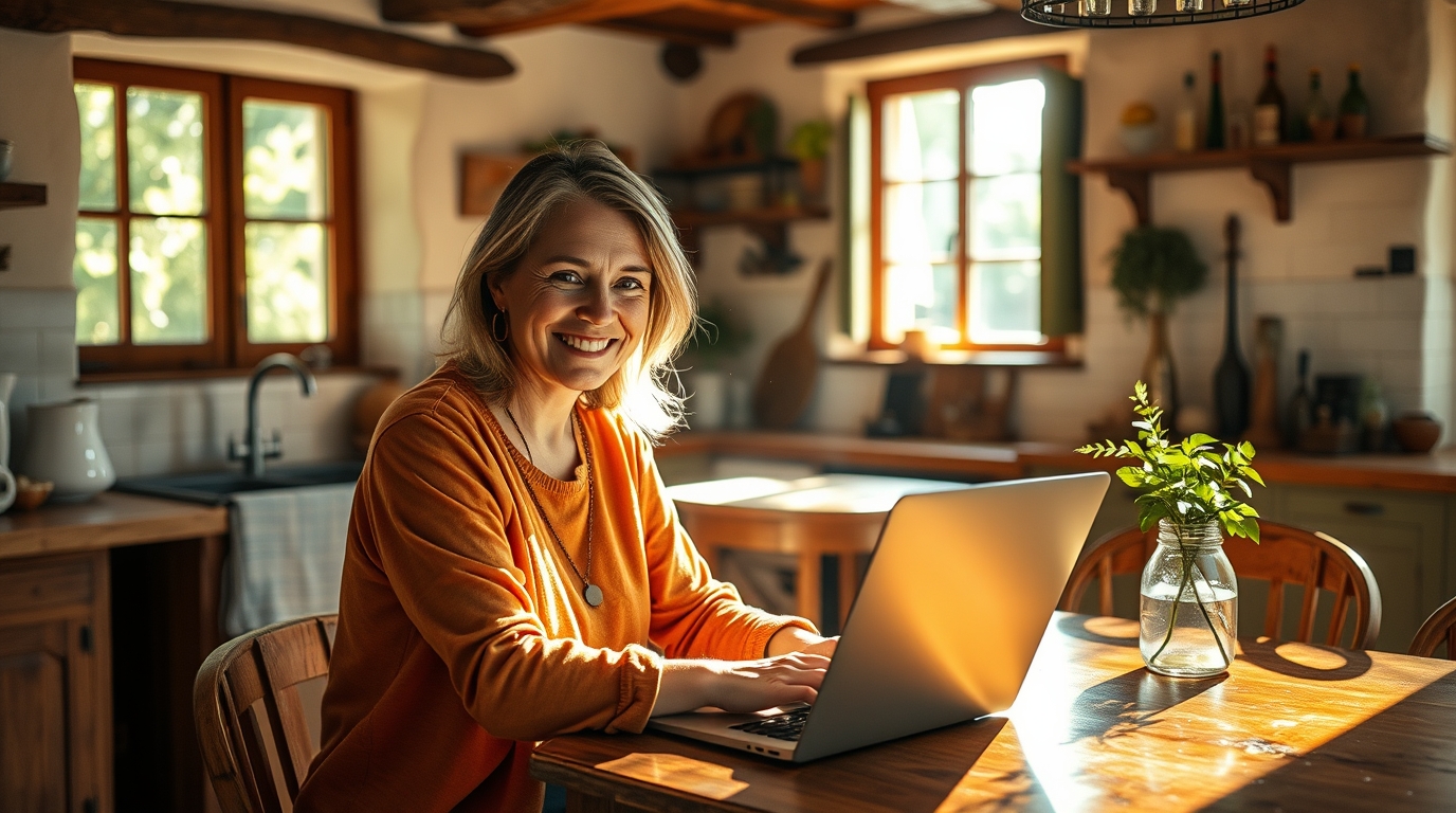 introvert or extrovert quiz a woman taking this quiz on her laptop