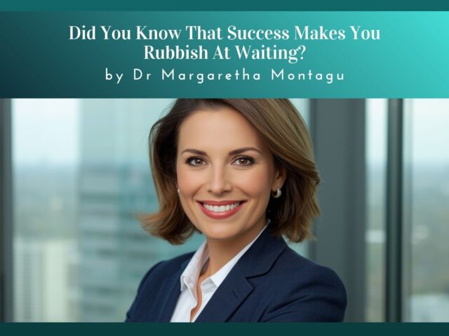 Liminal Spaces: Did You Know That Success Makes You Rubbish At Waiting?