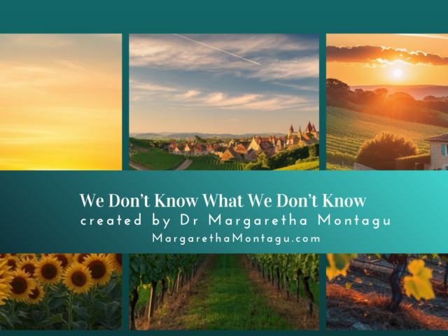 We Don’t Know What We Don’t Know