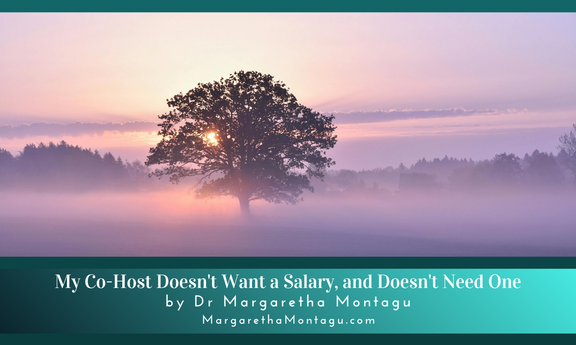 My Co-Host Doesn't Want a Salary