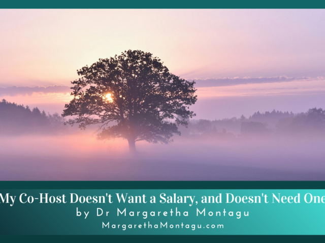 I was Surprised to Discover that my Co-Host Doesn’t Want a Salary
