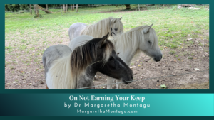 On Not Earning Your Keep