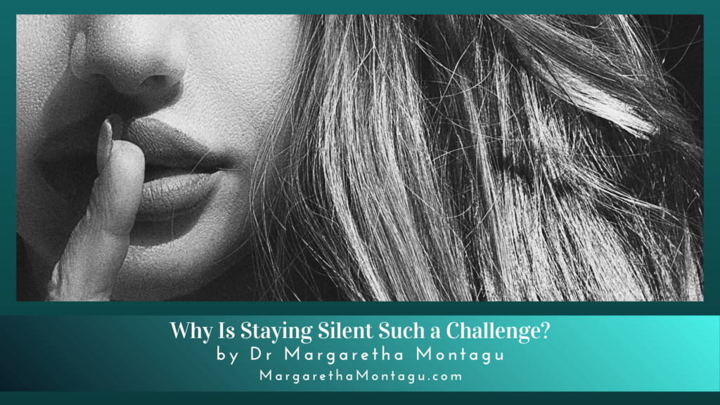 staying silent