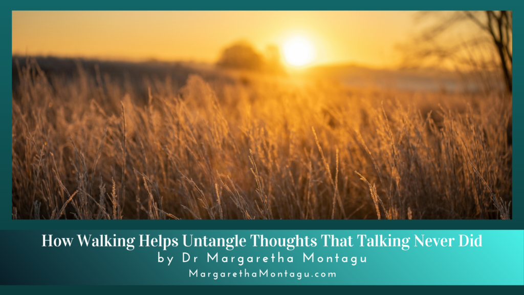 How Walking Helps Untangle Thoughts That Talking Never Did