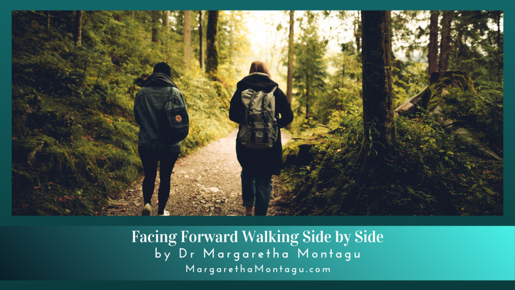 walking side by side