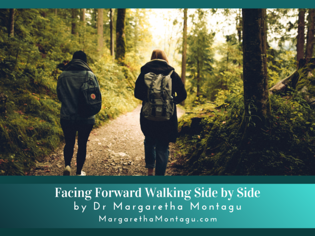 It’s Easier to Talk, Facing Forward, Walking Side by Side