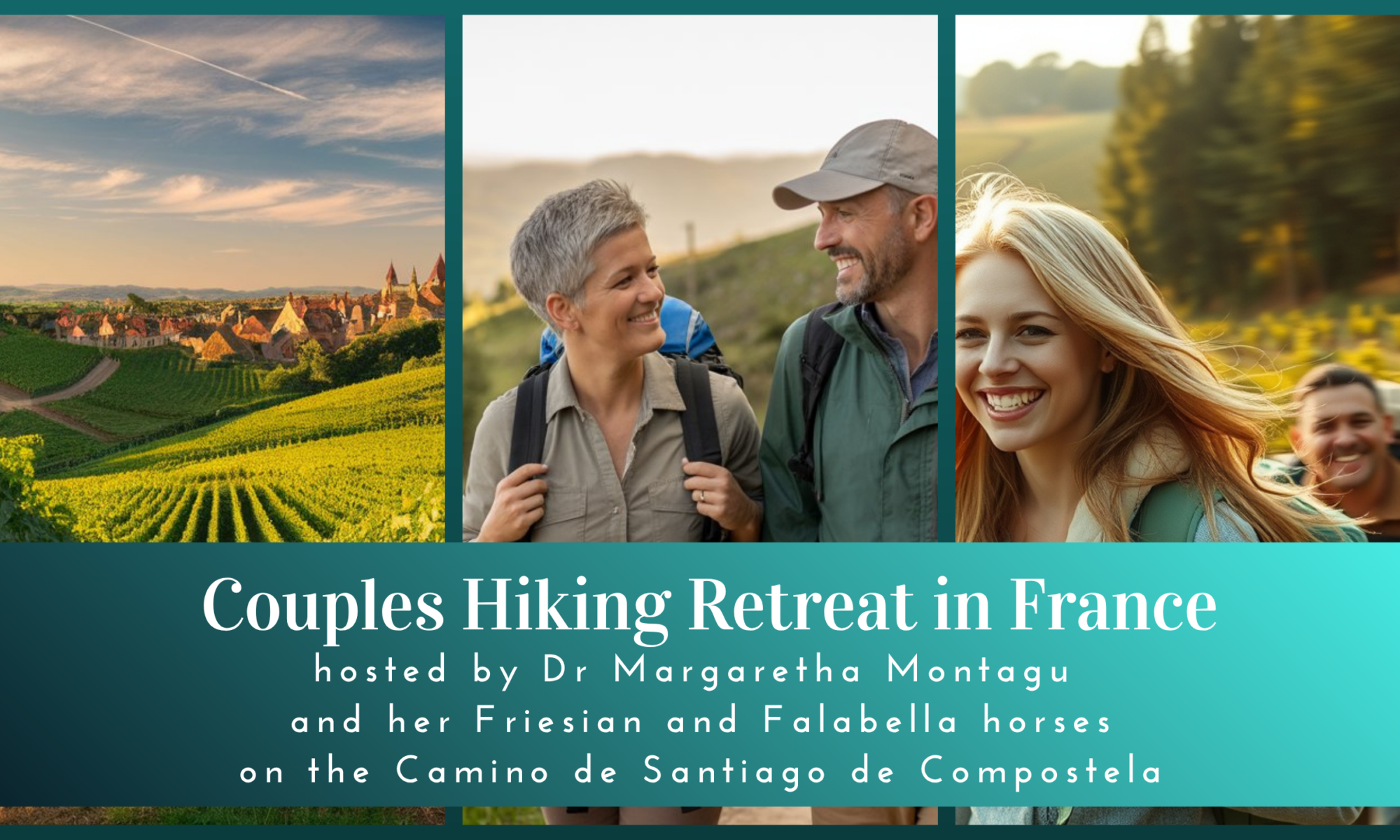 couples hiking retreat